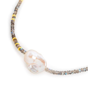 Sunset Gold Baroque Pearl Necklace Joie DiGiovanni
