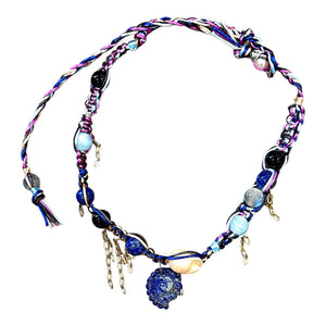 BLUE DREAM LAPIS GLOW SHELL ROCKSTAR NECKLACE Joie DiGiovanni Necklace Joie DiGiovanni