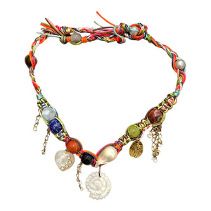 BOHO MERMAID GLOW SHELL LUCKY CHARM ROCKSTAR CHOKER Joie DiGiovanni Necklace Joie DiGiovanni