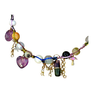 SEEING STARS TRIPPIN LUCKY CHARM ROCKSTAR CHOKER Joie DiGiovanni Necklace Joie DiGiovanni
