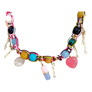 I HEART BARBIE PILL POPPIN ROCKSTAR CHOKER Joie DiGiovanni Necklace Joie DiGiovanni