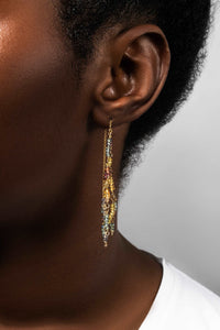 Ombré Sapphire Threader Earrings - Joie DiGiovanni 