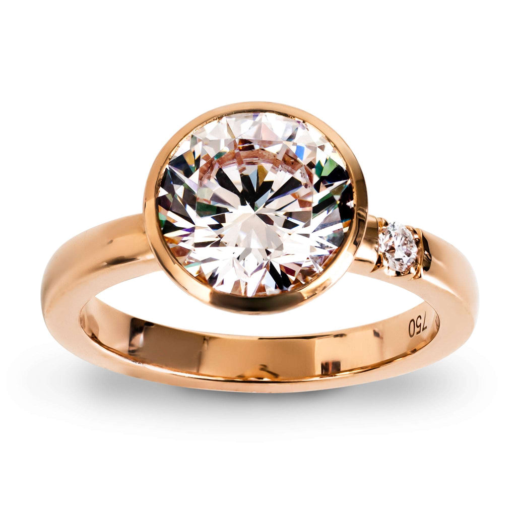 Bezeled Destiny Bezeled Engagement Ring