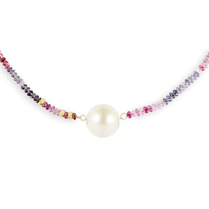 Cotton Candy Pearl Necklace Joie DiGiovanni