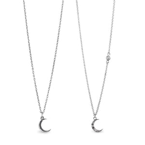 Mommy and Me Moon Necklace Set Joie DiGiovanni