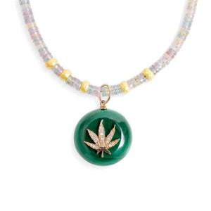Sorbet Rainbow Sapphire Diamond Stone Dope Necklace Joie DiGiovanni