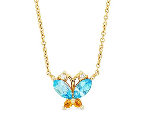 The Volare Butterfly Pendant Necklace Joie DiGiovanni