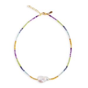 Water Ice Baroque Pearl Necklace Joie DiGiovanni