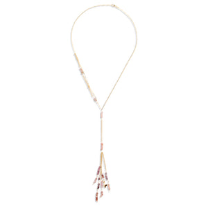 Cotton Candy Butterfly Charm Lariat - Joie DiGiovanni 